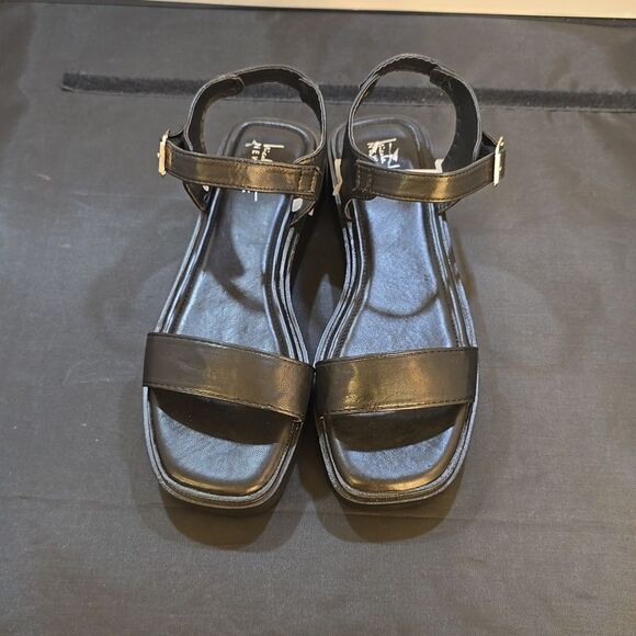 BRAND NEW NICOLE MILLER PLATFORM WEDGE WITH ANKLE STRAP, WOMEN'S SANDAL - Picture 2 of 15